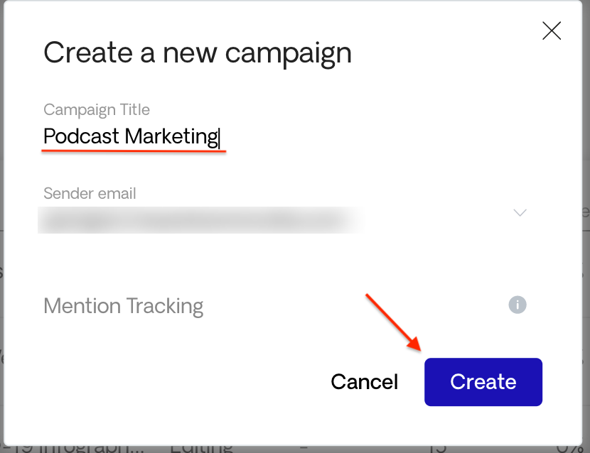 Naming a podcast marketing campaign