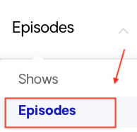 Episode content option