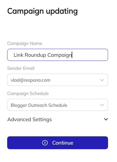 Naming the campaign again