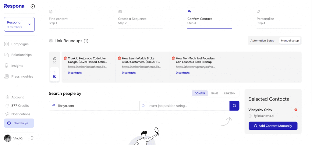 Automation results