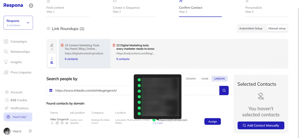 Contact emails found