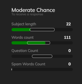 Response chance calculator