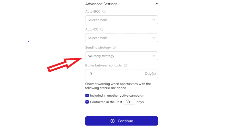 Campaign advanced settings 3