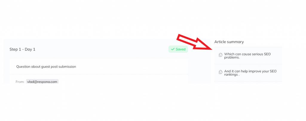 Adding snippets