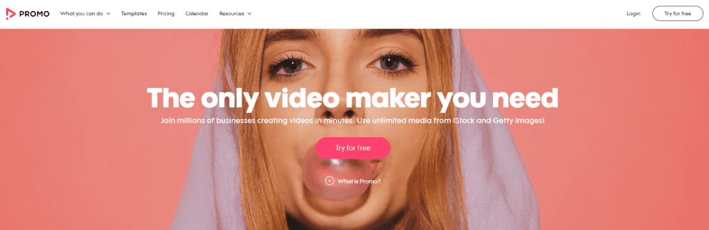 Promo home page