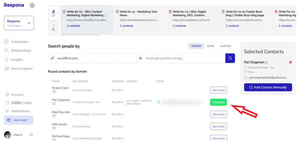 Automation results
