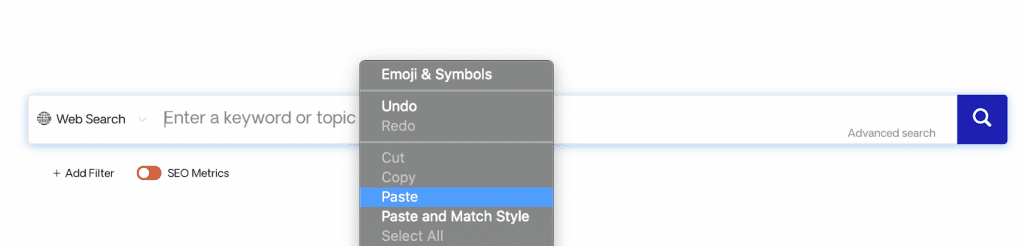 pasting advanced command 1