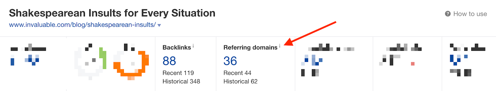 Invaluable Ahrefs referring domains