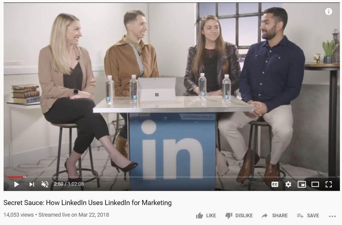 LinkedIn Youtube video 1