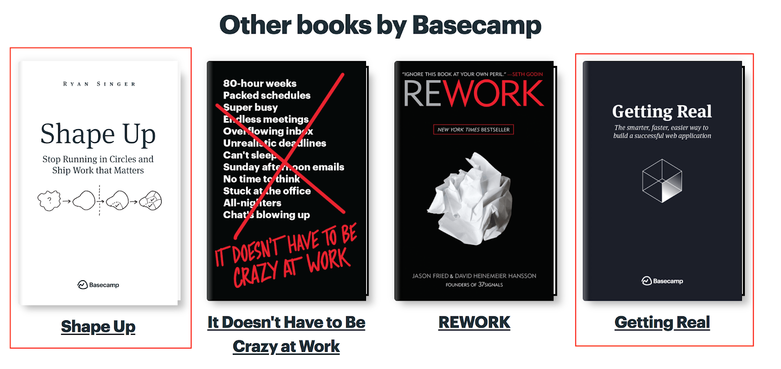 Books by Basecamp