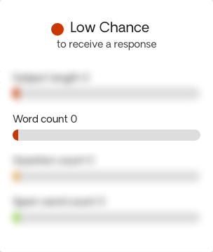 Chance of Getting a Response
