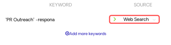 Change Opportunity to Web Search