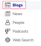 Choose Blogs