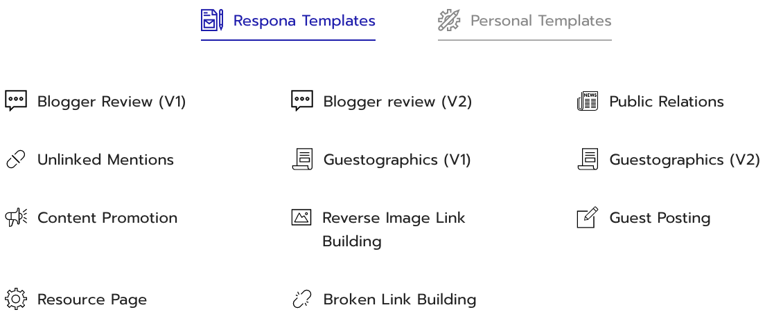 Choosing a Tempate for Outreach Campaign