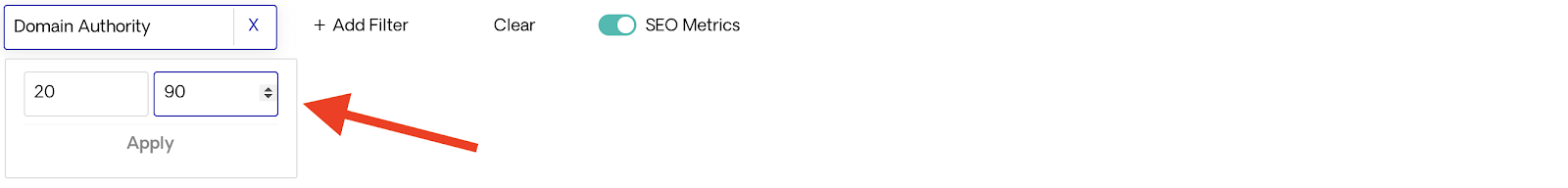 Filter Out Results Based on Domain Authority