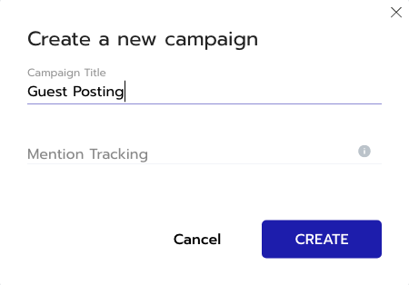Give a Campaign Name
