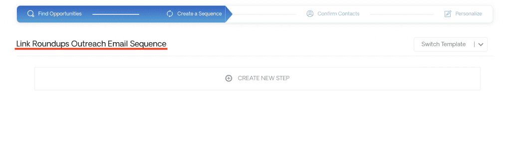 Naming an email sequence