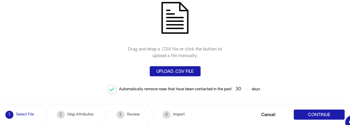 Import CSV File