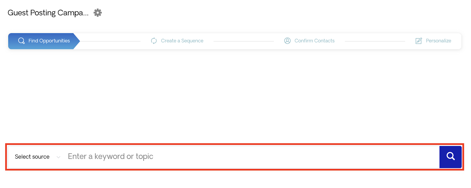 Insert Keyword in Responas Search Engine