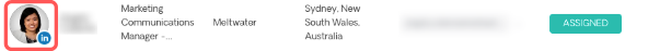 LinkedIn Profile Found From Respona