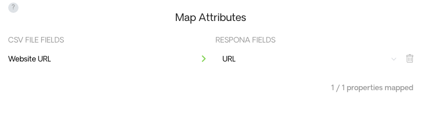 Map Out Attributes