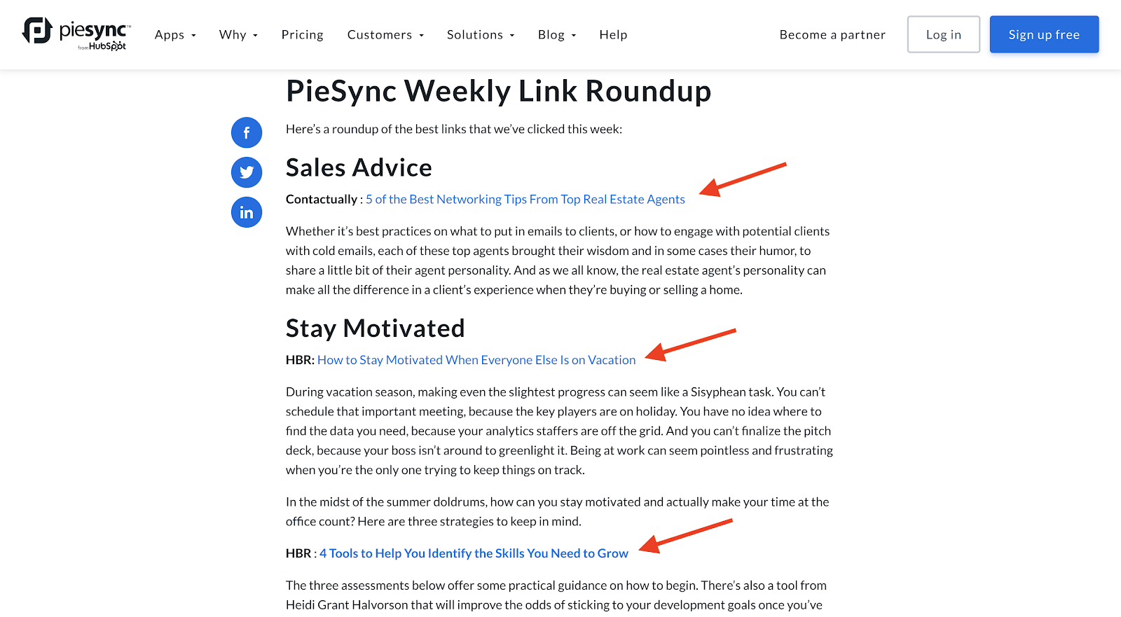Qualified Link Roundup Result