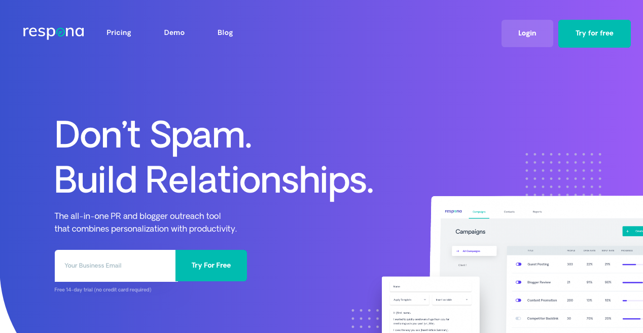 Respona Home Page 1