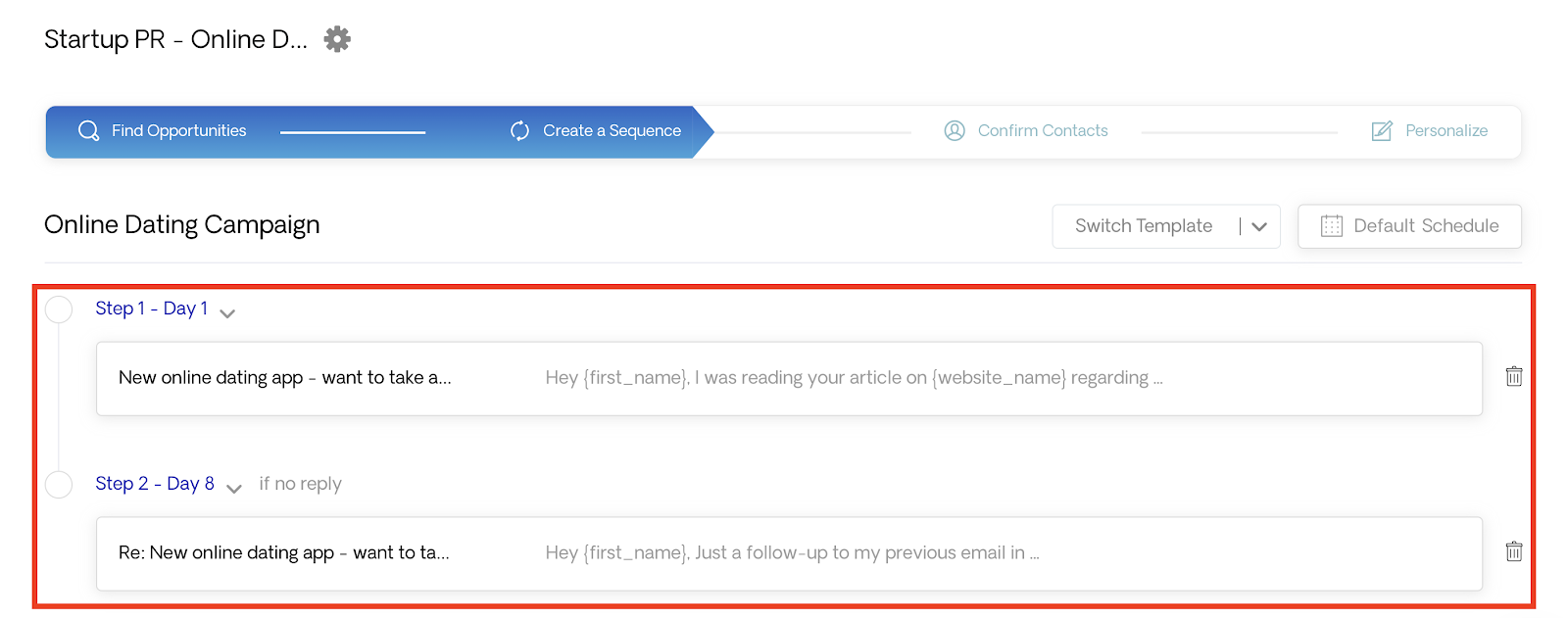 Startup PR Step 19