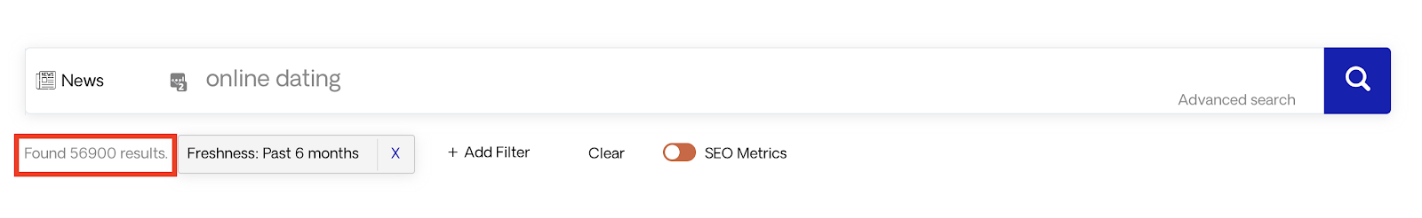 Found results