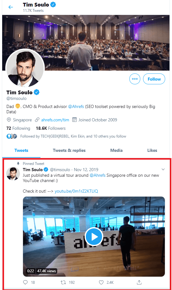 Tim Soulo Twitter