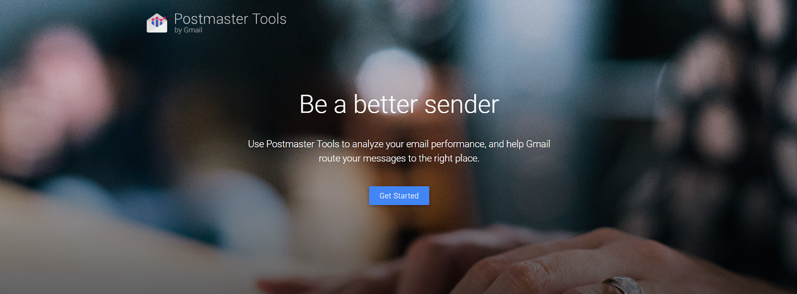 Google Postmaster Tools homepage