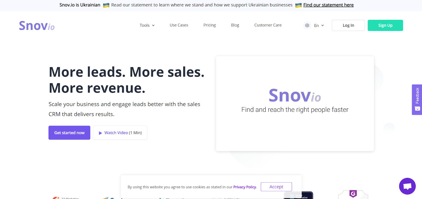 snov.io homepage