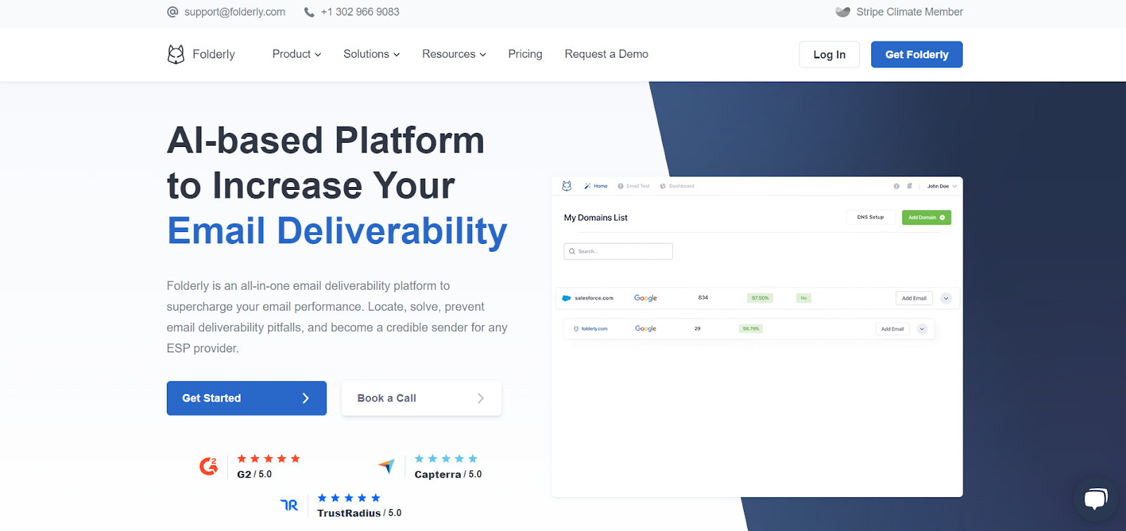 folderly homepage