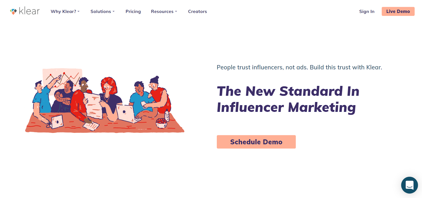 klear homepage