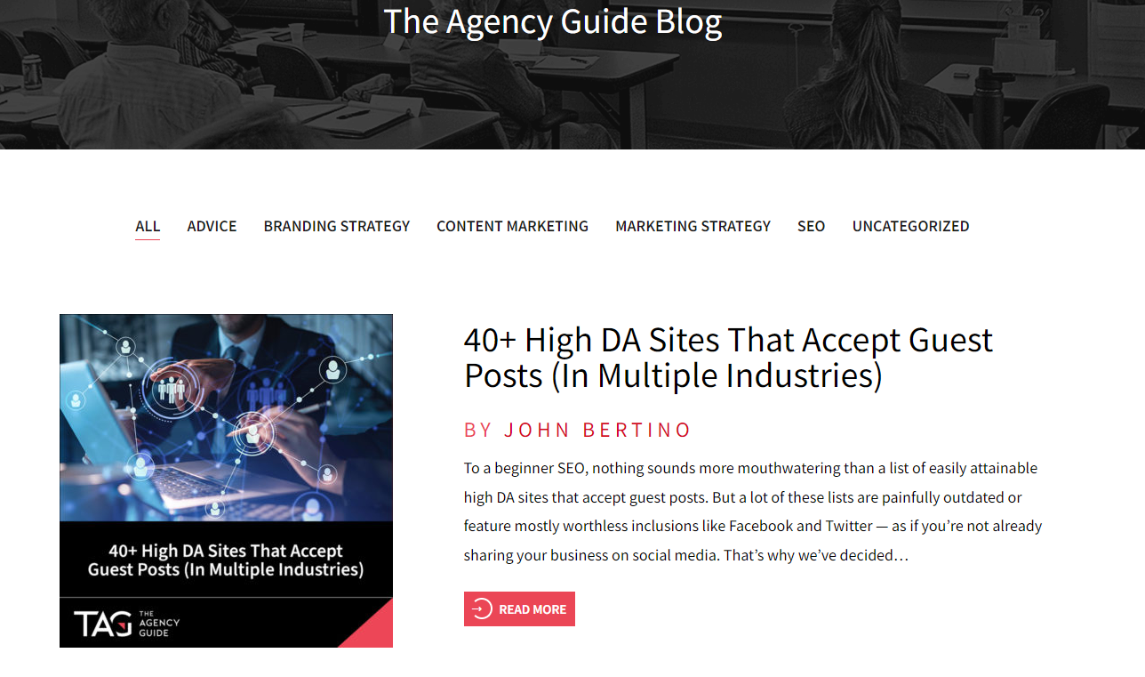 the agency guide blog