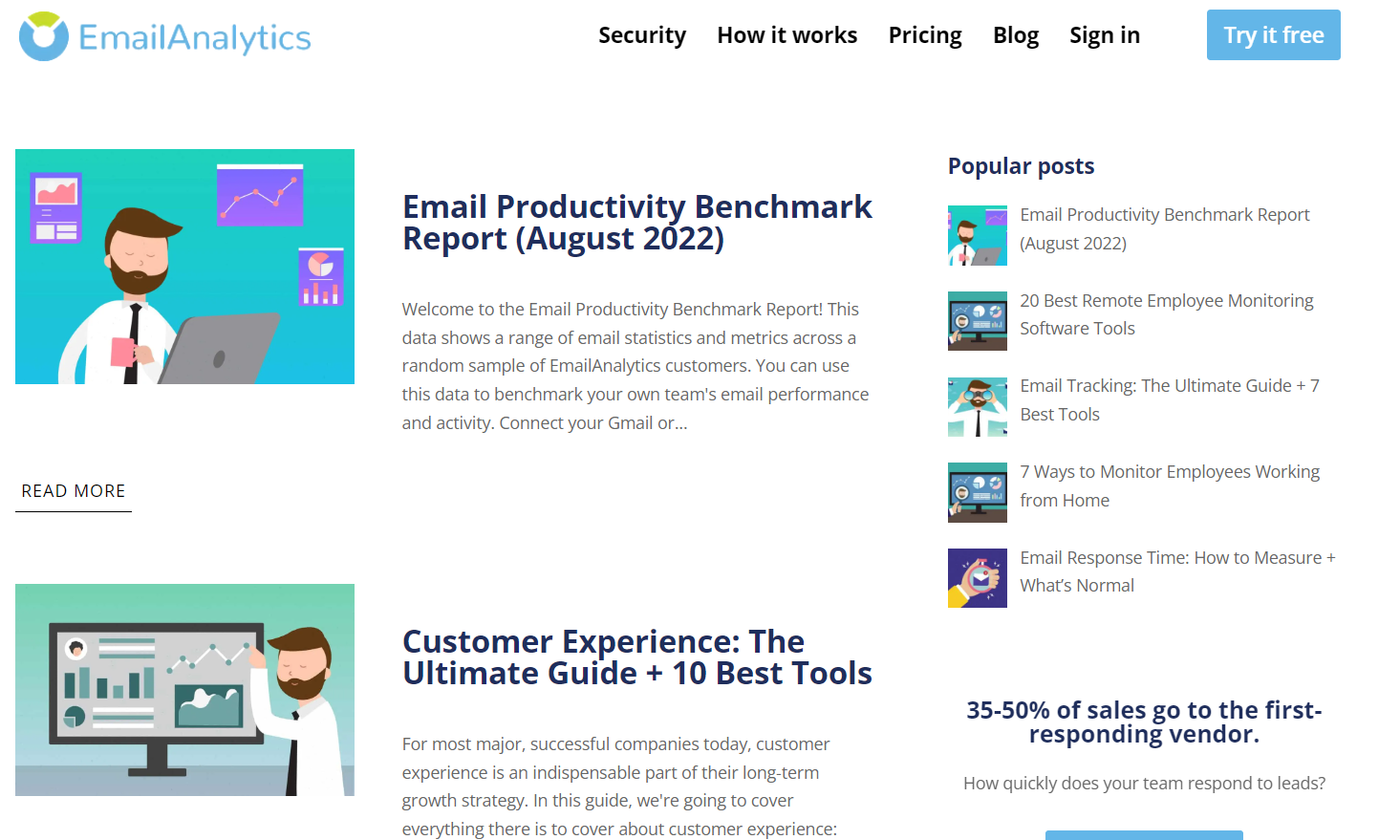 email analytics blog