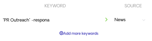 Determining keywords for an automation