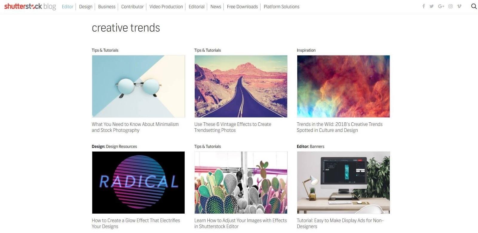 Shutterstock genres