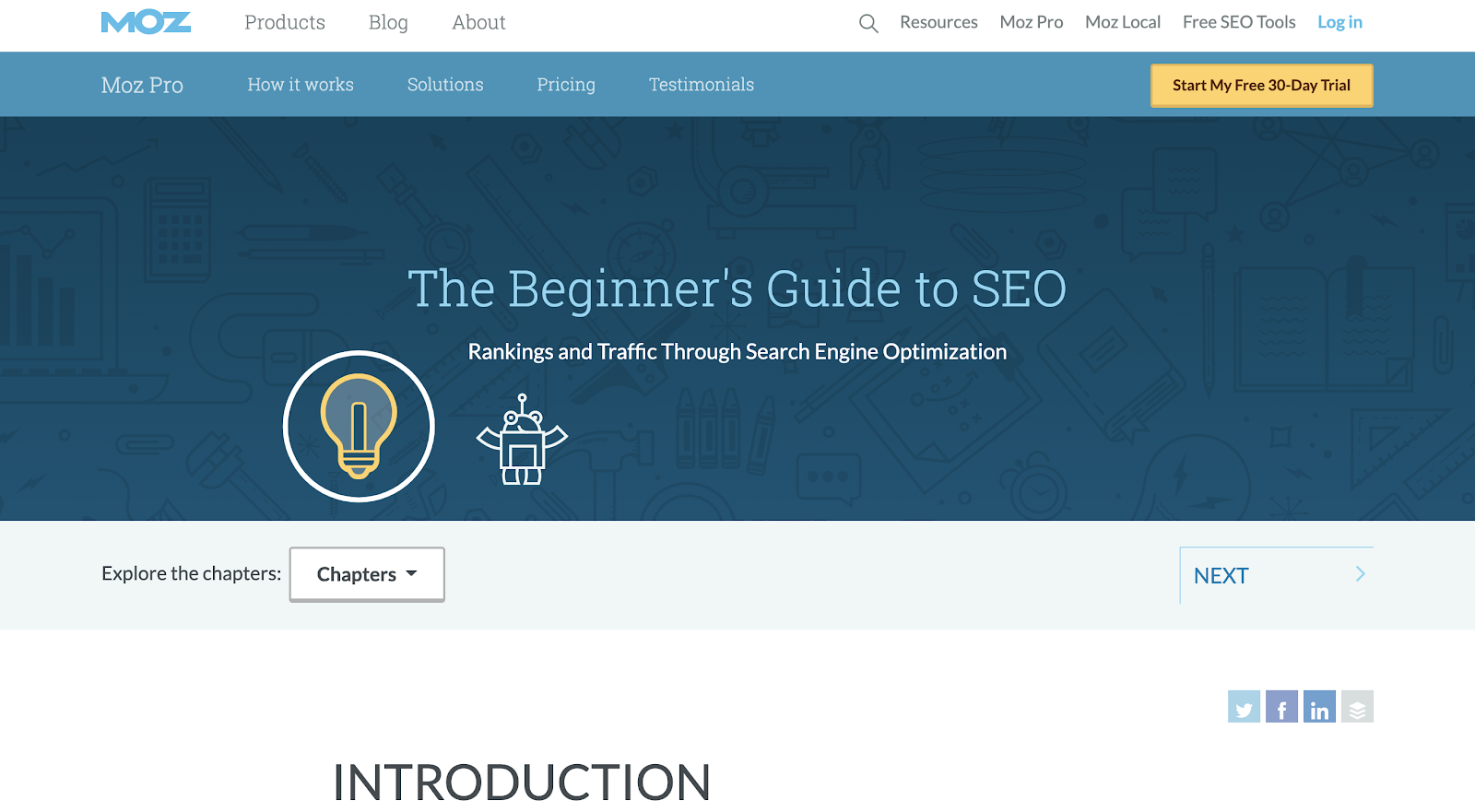 Moz's Beginner's Guide to SEO