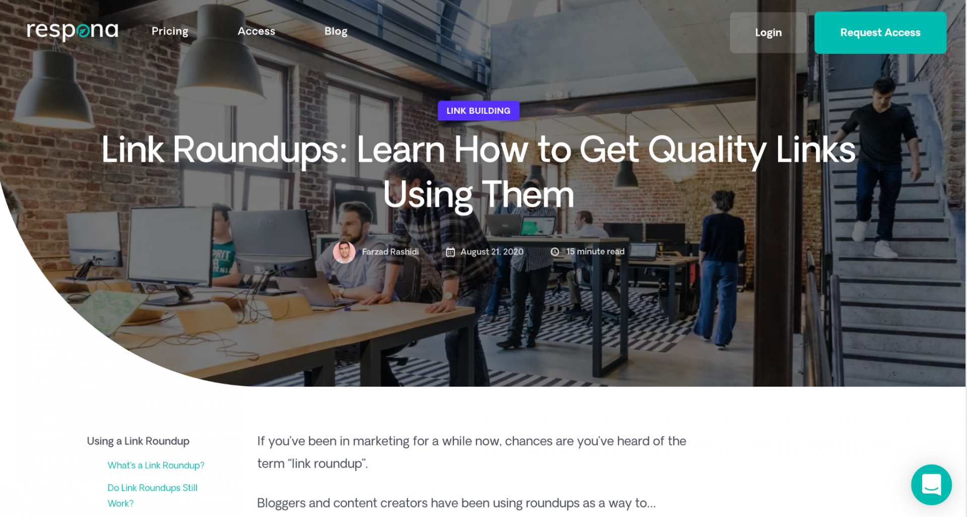 Respona link roundups post