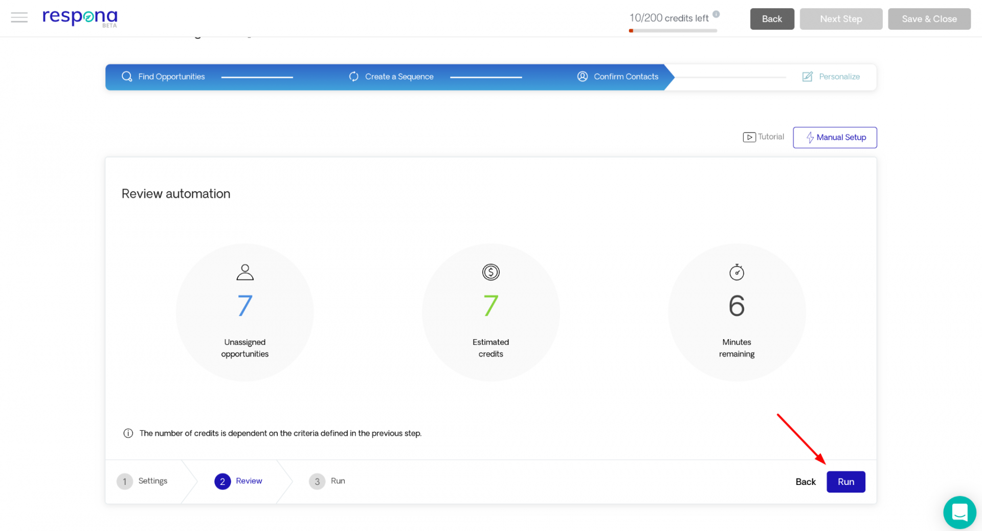 Contact automation review