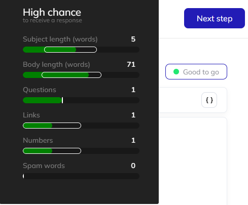 reply chance estimator