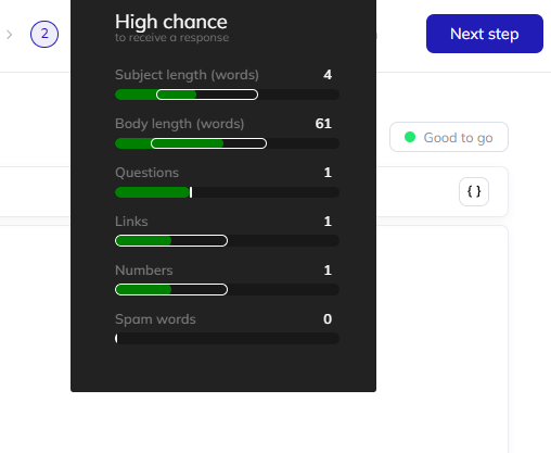 respona reply chance estimator