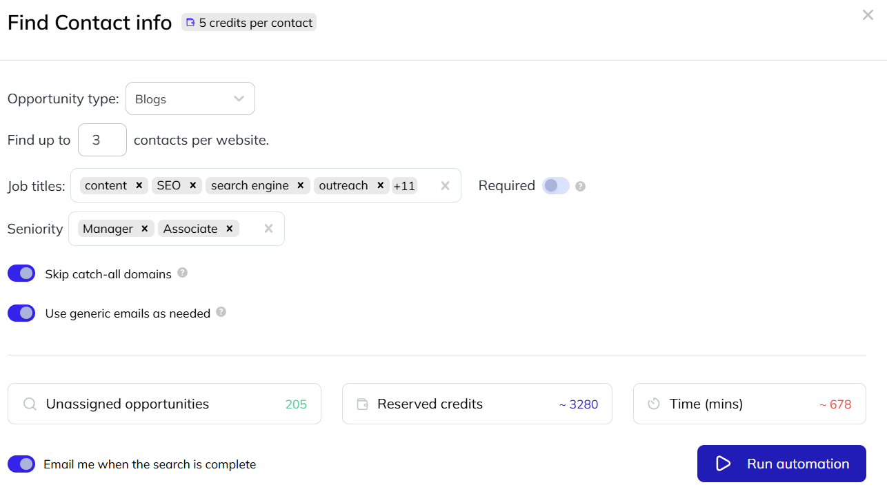 respona bulk email finder