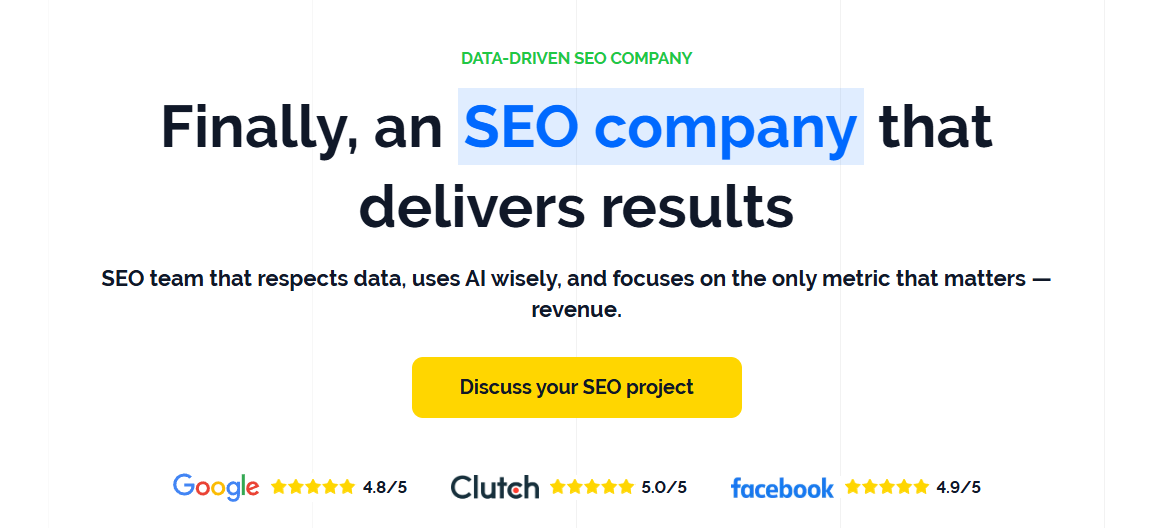 seoprofy homepage