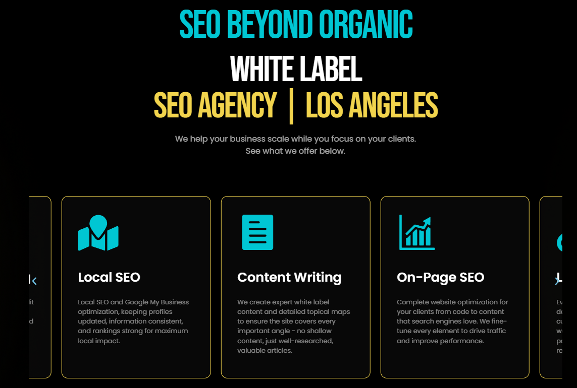 seo beyond organic homepage