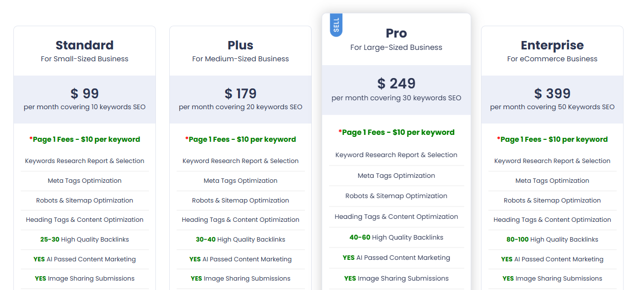 bad cheap seo service example