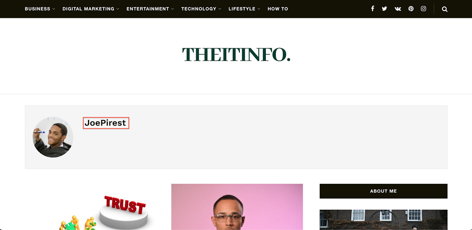 blogger first name