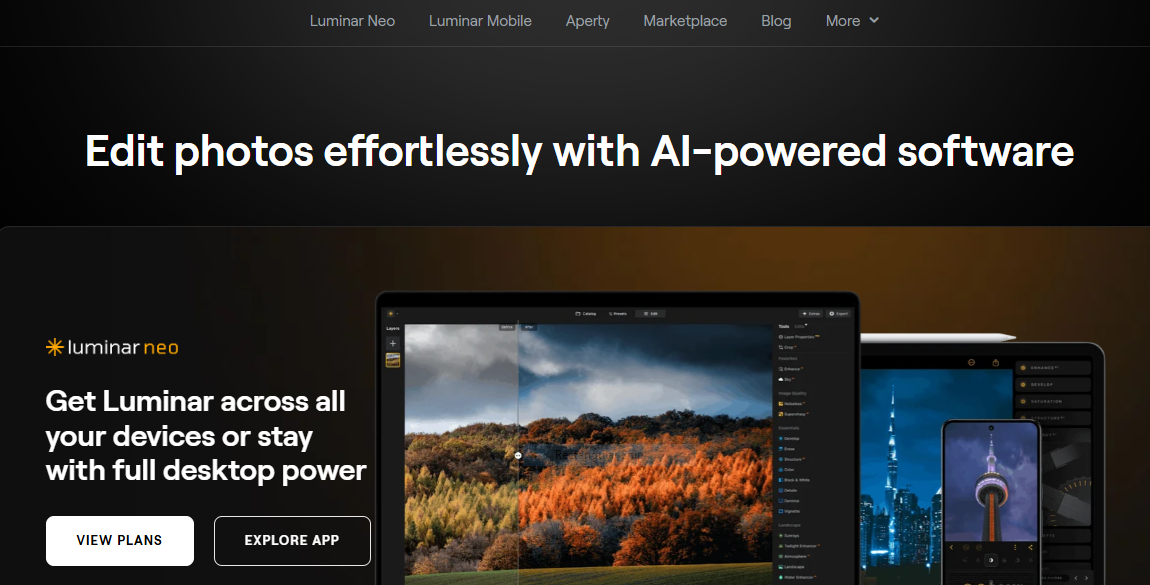 skylum homepage