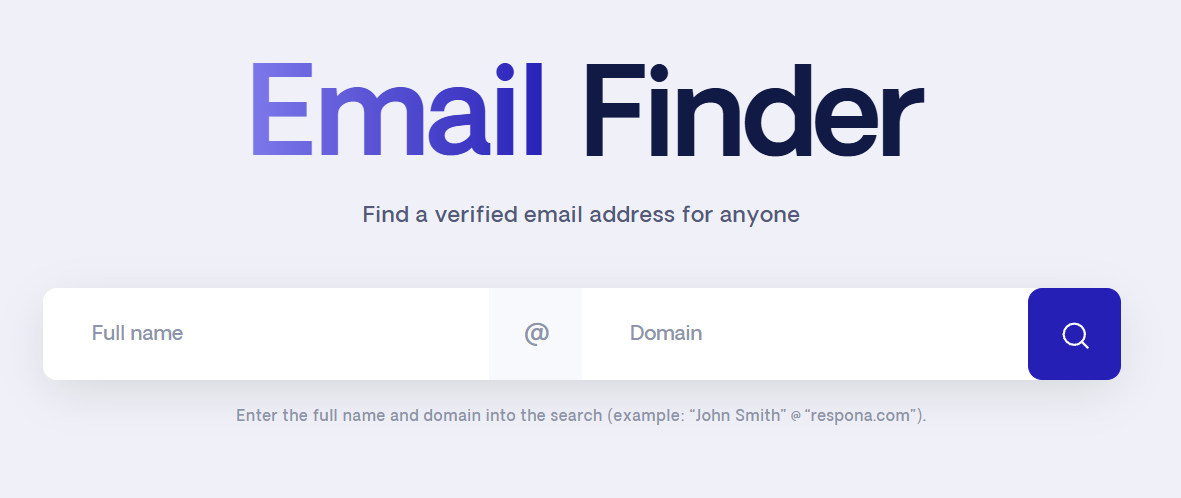 respona free email finder